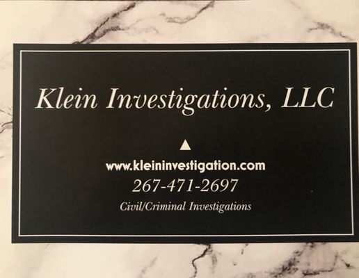 Klein Investigation