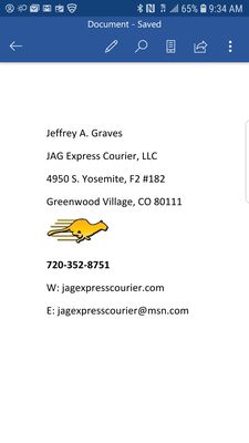JAG Express Courier
